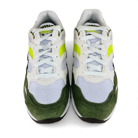 Saucony Grid Shadow 2 Essential White Green Men's Shoes Sneakers S70772-6 - Picture 4 of 11